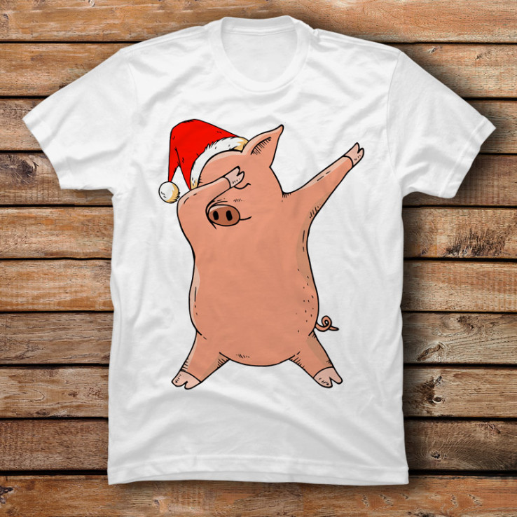 Christmas Pig dab