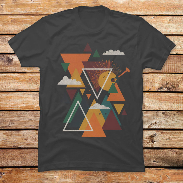 Geometric Sunrise Calling