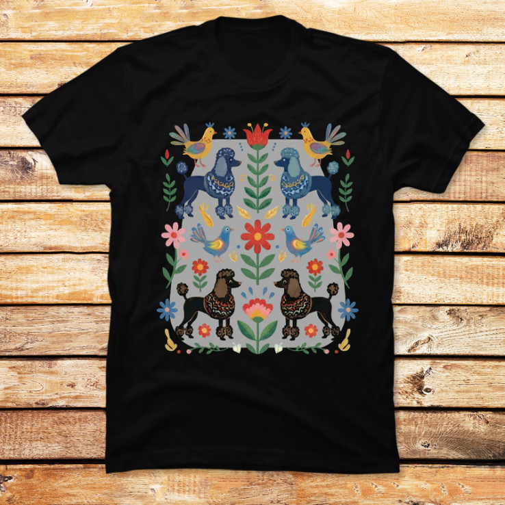 Symmetrical Folk Art Motif