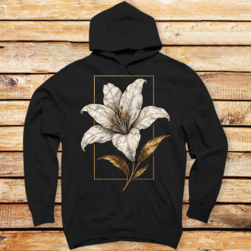 Gilded Marble Lily