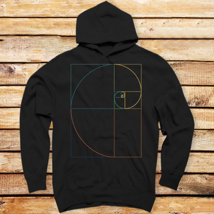 Fibonacci Spiral (Color)