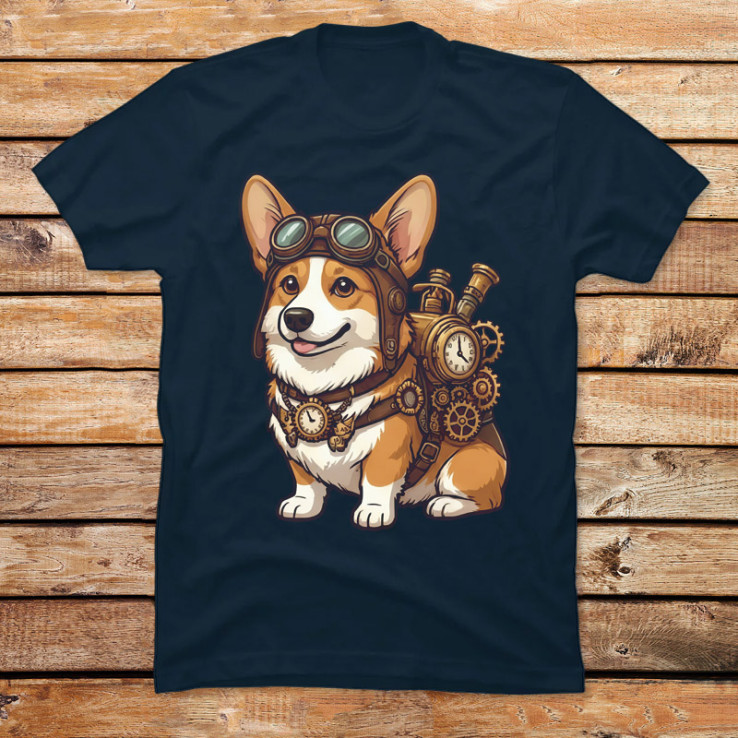 Steampunk Corgi