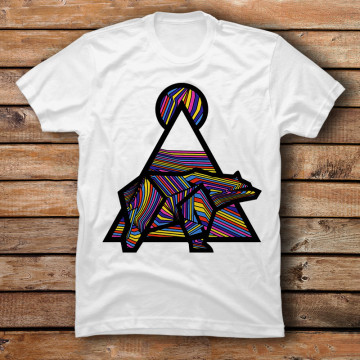 Geometric Mountain Bear I