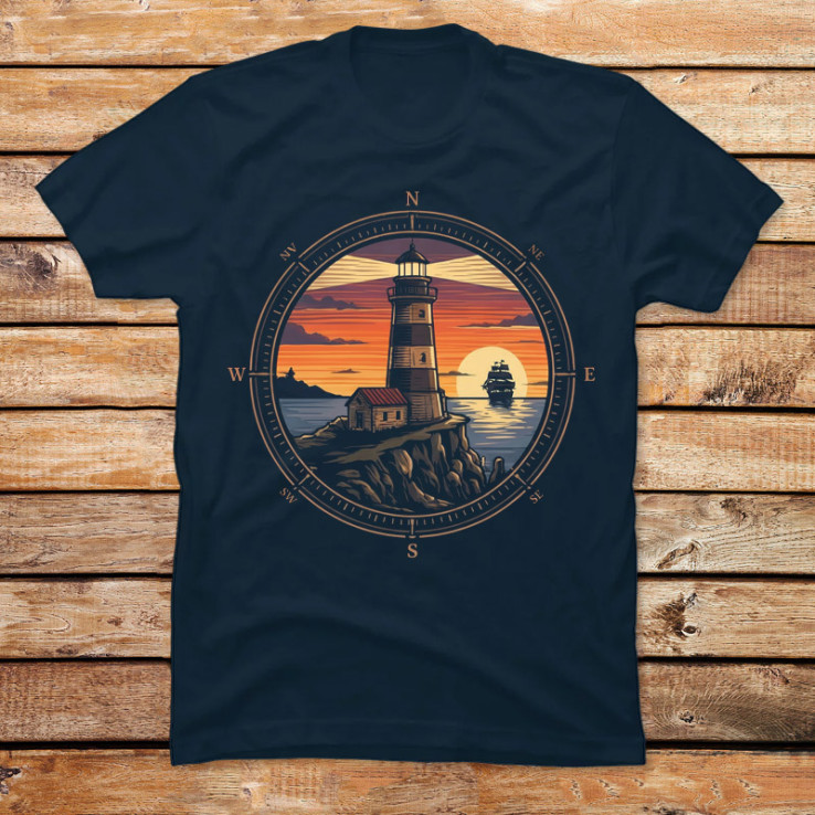 Harbor Light Sunset