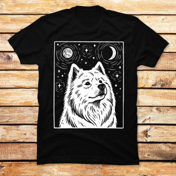 Starry Night Samoyed