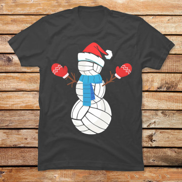 Volleyball Snowman