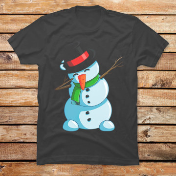 Christmas Dabbing Snowman