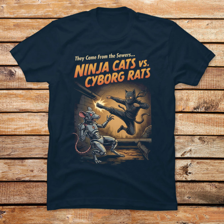 Ninja Cats vs. Cyborg Rats