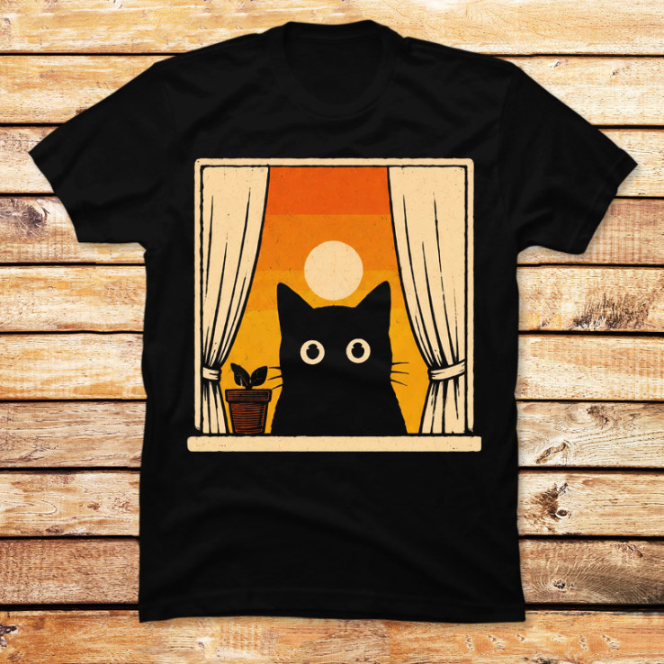 Retro Sunset Void