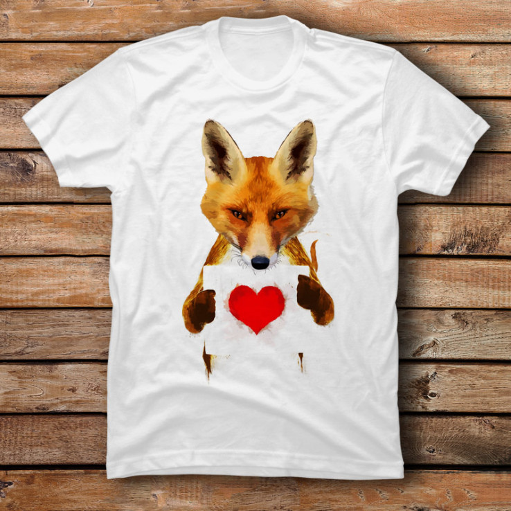 Fox Holding A Heart