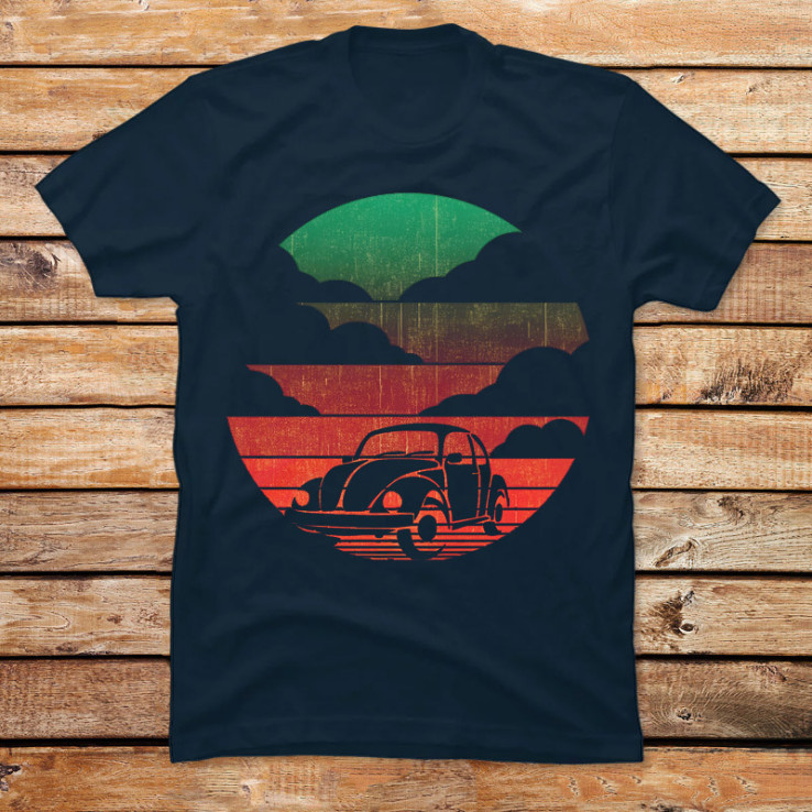 Classic Car Sunset