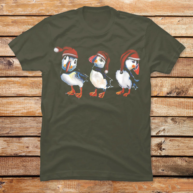 Christmas Puffins