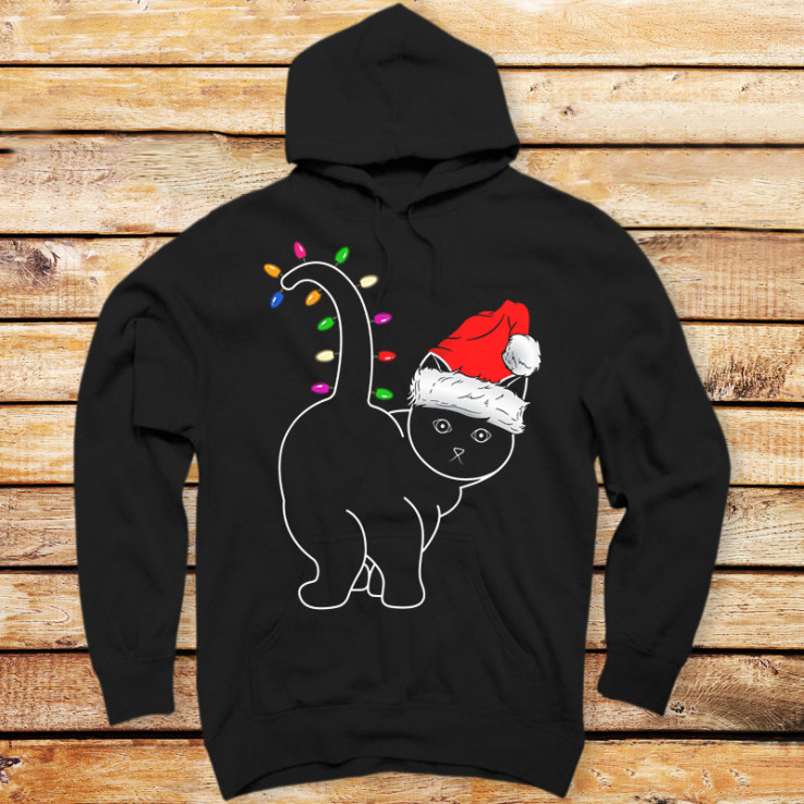 Santa Cat Christmas Color Led Light