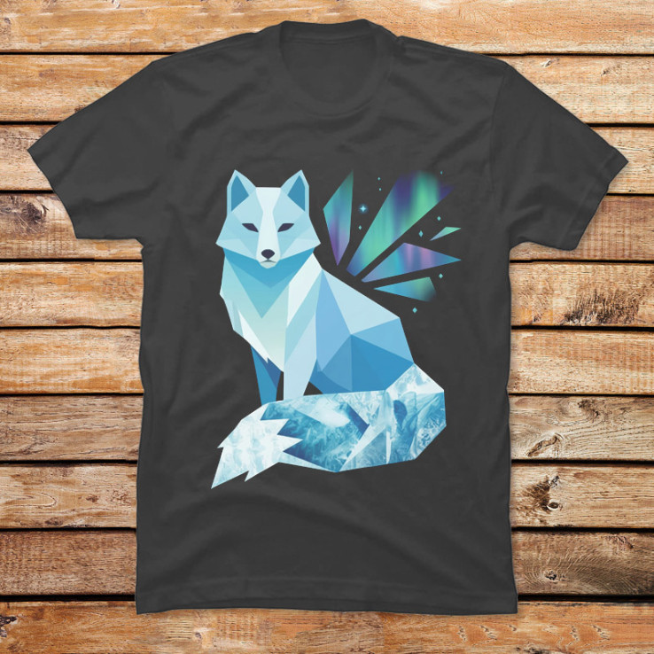 Prismatic Aurora Fox