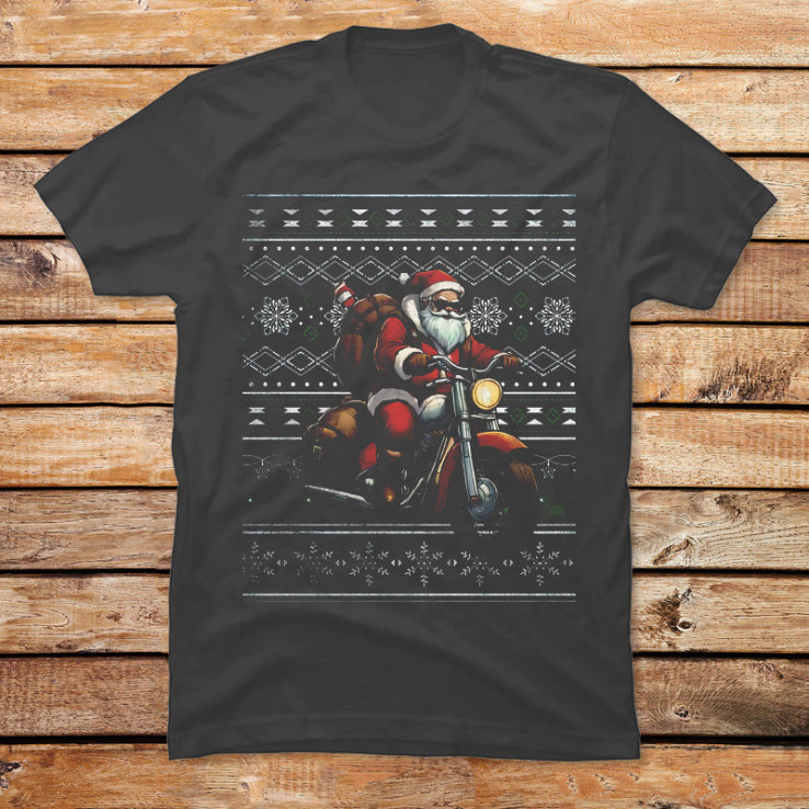 Santa Claus is also a Biker