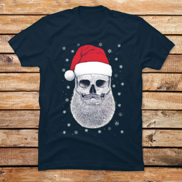 Santa Skull Art