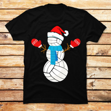 Volleyball Snowman