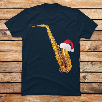 Christmas Saxophone Santa Hat