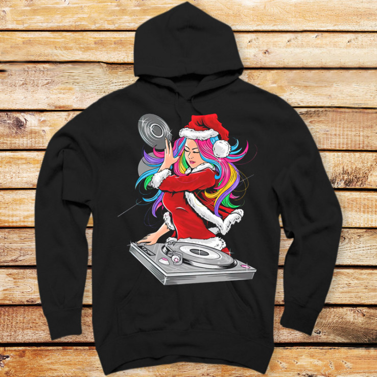 Christmas dj girl Party