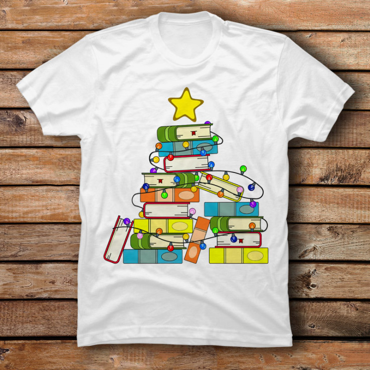 Bookish Christmas Tree I