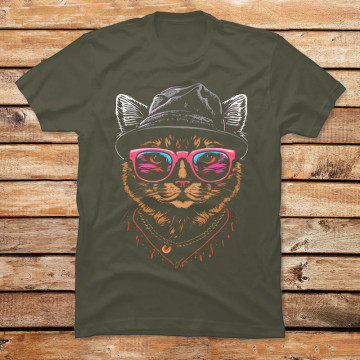 Hipster Kitty
