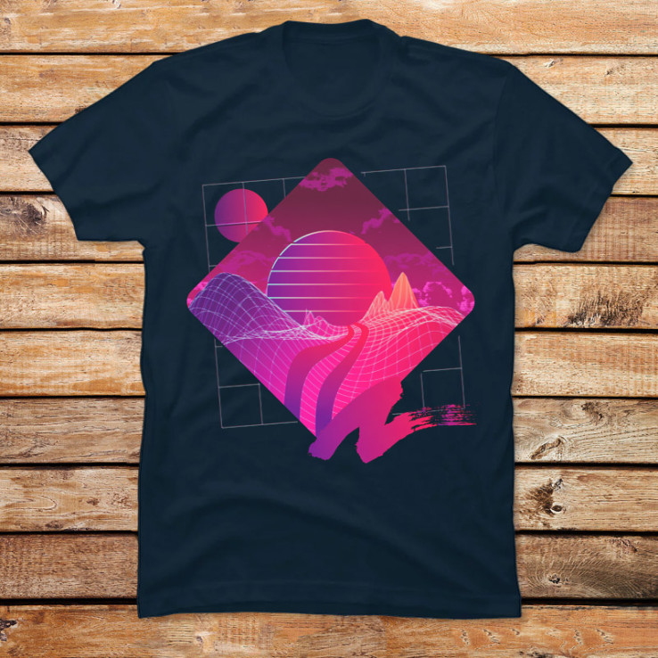 Retrowave Landscape