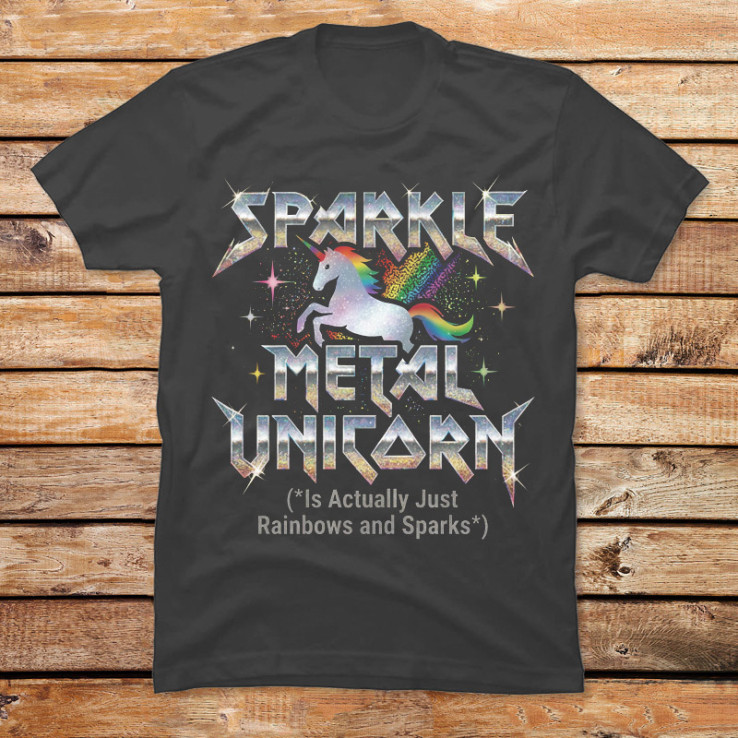 Sparkle Metal Unicorn