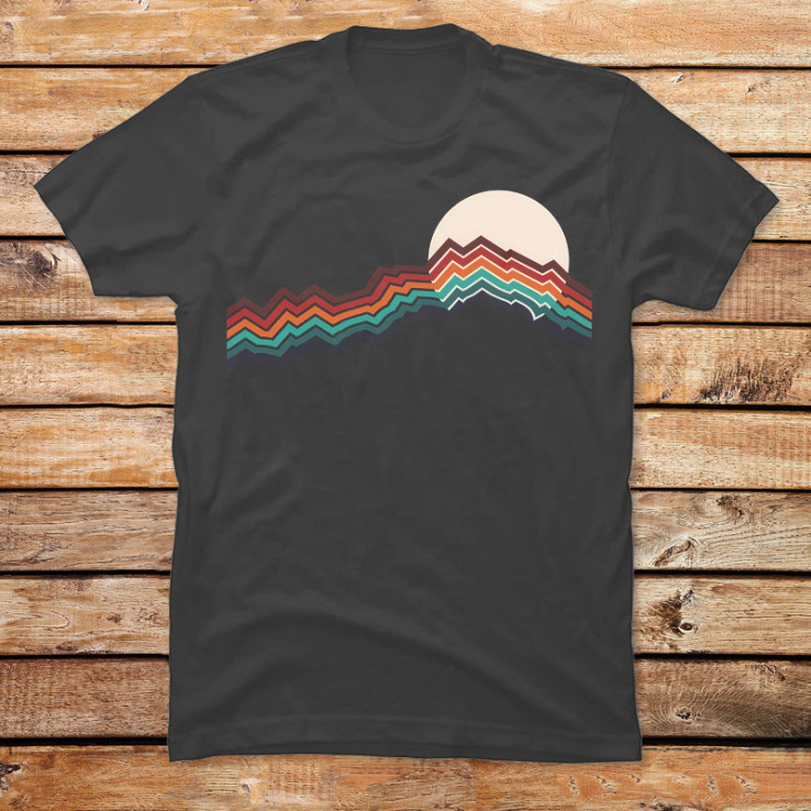 Sunset and mountain Patterns