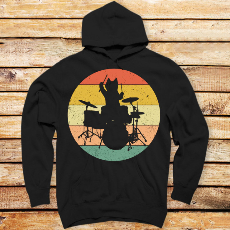 Drummer Cat Musician