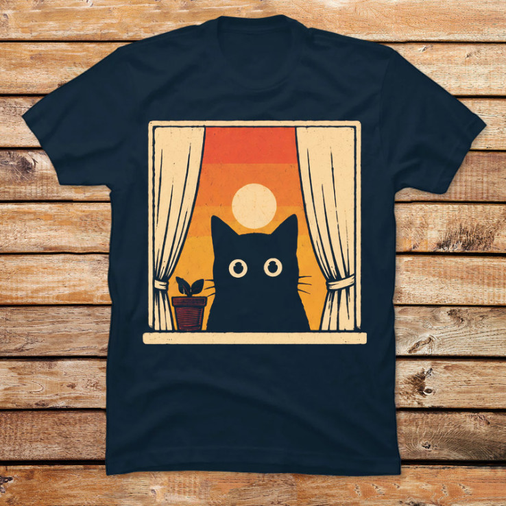 Retro Sunset Void