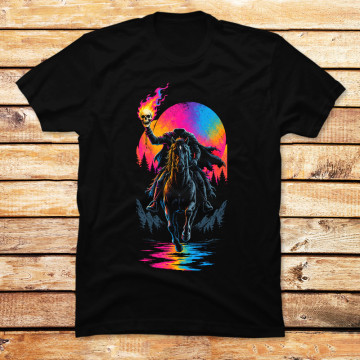 The Neon Headless Rider