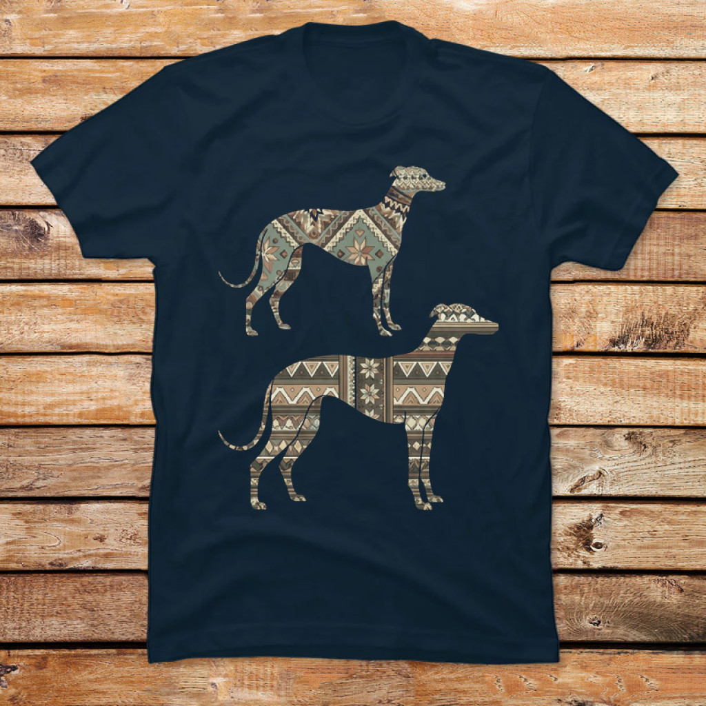 Tričko Patterned Greyhound