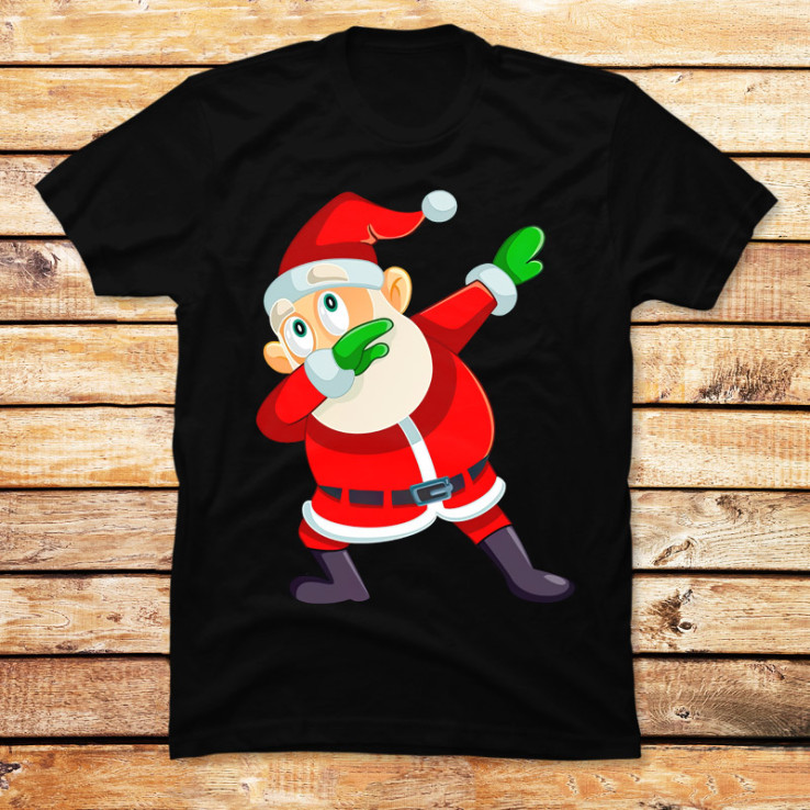 Christmas Dabbing Santa Claus