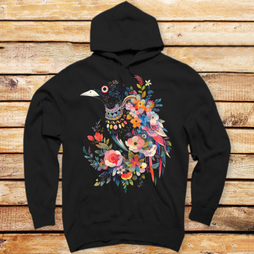 Floral Raven