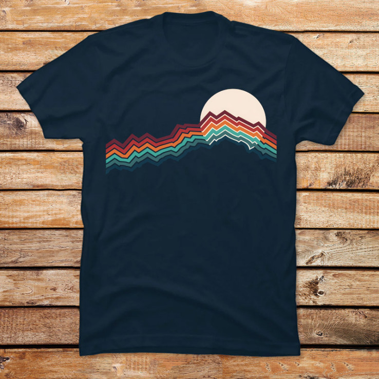 Sunset and mountain Patterns