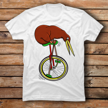 Kiwi Riding A Unicycle