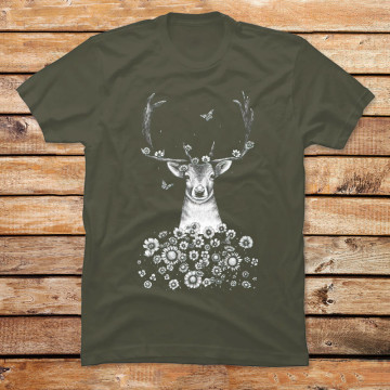 Deer in Flowers II