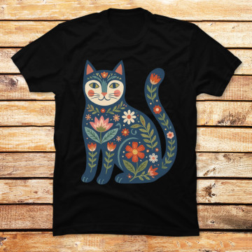 Folk Art Cat