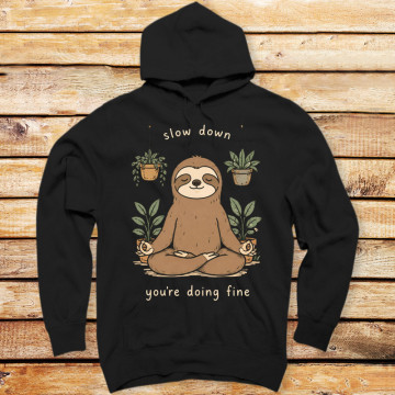 Slow Down Zen Sloth