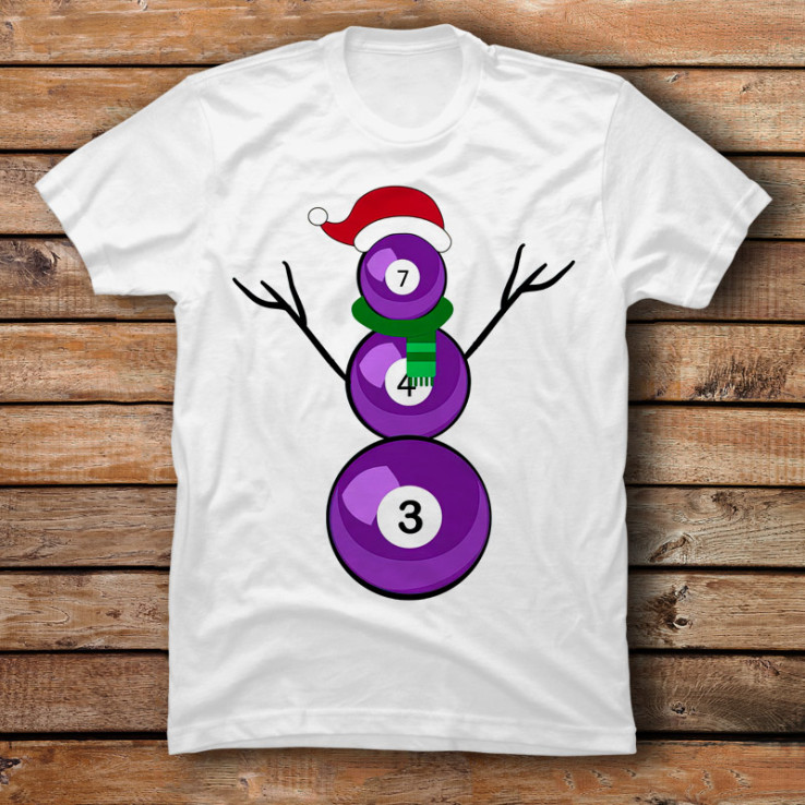 Billiard Snowman