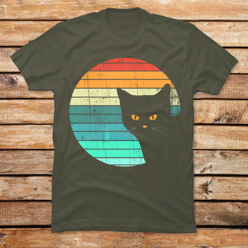 Kitten Tee Retro Style