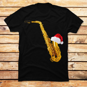 Christmas Saxophone Santa Hat