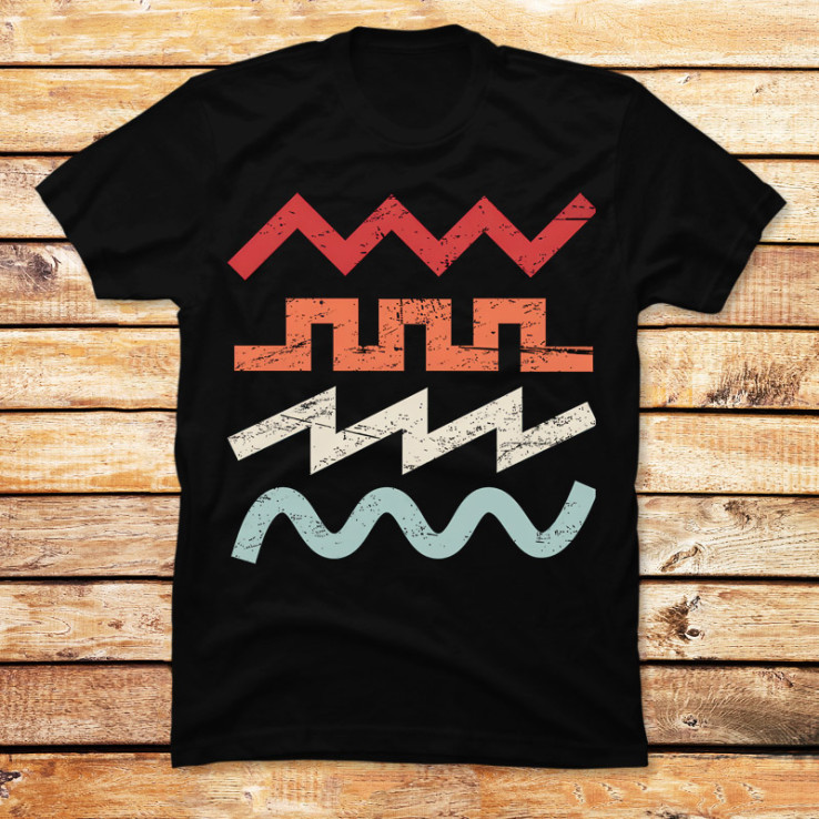 Retro Synth Waveforms