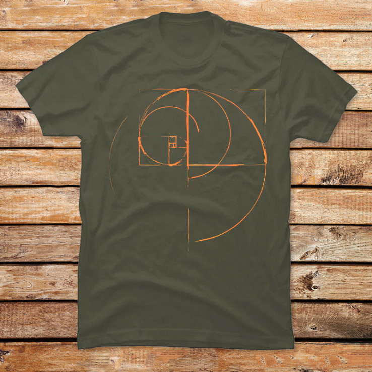 Fibonacci golden ratio Circle