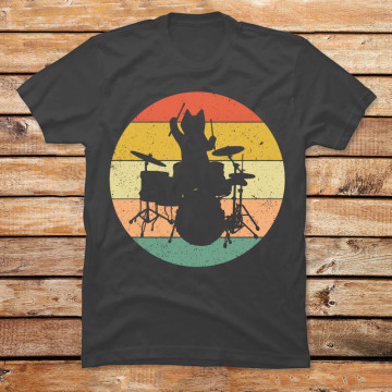 Drummer Cat Musician