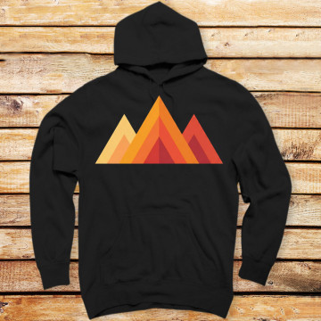 Mountain Sunset Geometric