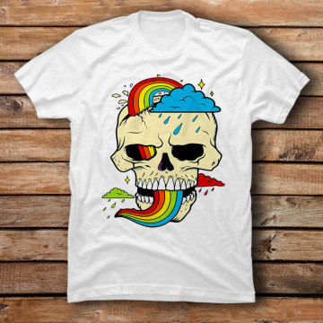 Rainbow Skull