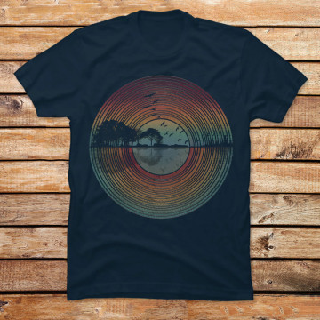 Nature Guitar Sunset Record