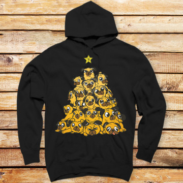 Pugs Christmas Tree