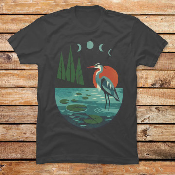 Twilight Heron Lake